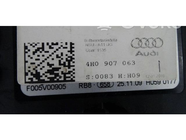 Блок комфорта 4H0907063   Audi A8 S8 D4 4H   