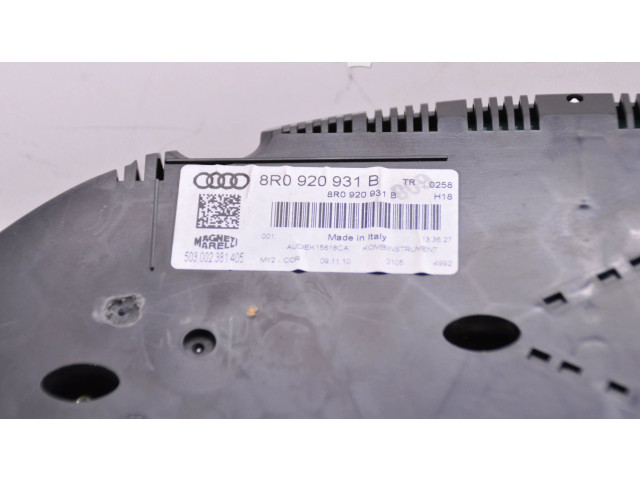 Панель приборов 8R0920931B   Audi Q5 SQ5       