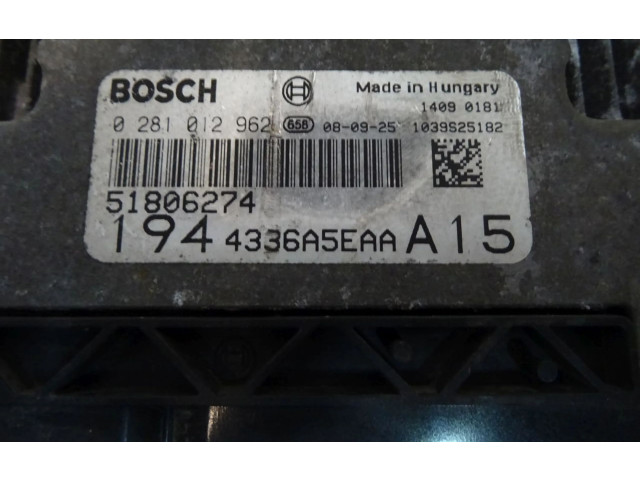 Řídící jednotka 51806274, 51806274   Fiat Croma 2009