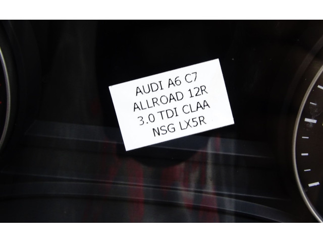 Přístrojová deska  Audi A6 Allroad C7 2014 4G9920950D  