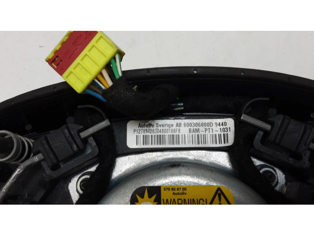 Подушка безопасности водителя 600306800D   Saab 9-3 Ver2