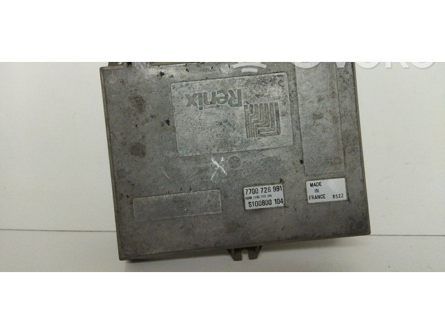 Блок управления двигателя 7700726991, S100800   Renault 25