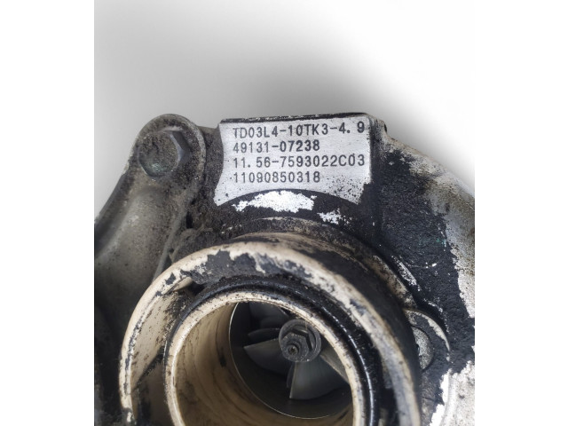  Турбина BMW 7 F01 F02 F03 F04  7593022   для двигателя N54      