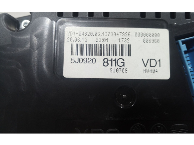 Přístrojová deska  Skoda Fabia Mk2 (5J) 2013 5J0920, 5J0920  