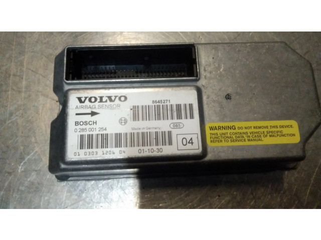 Блок подушек безопасности 8645271, 0285001254   Volvo S60