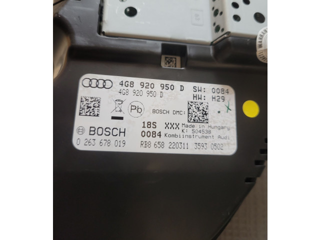 Панель приборов 4G8920950D   Audi A6 C7       