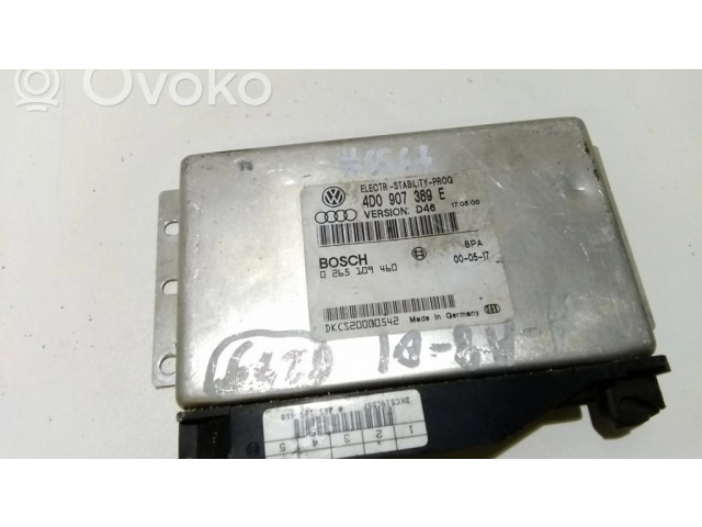 Блок управления коробкой передач 4D0907389E, 0265109460   Audi A8 S8 D2 4D