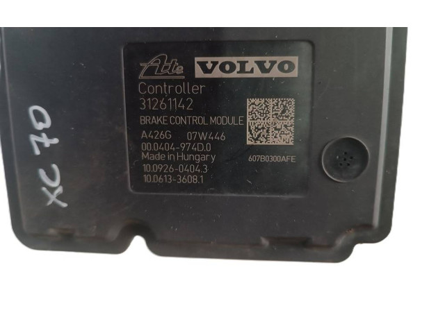 Jednotka ABS 31261142, 10092604043   Volvo XC70 2009