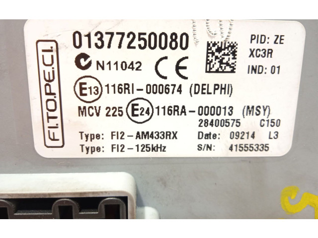 Pojistková skříňka Řídící jednotka BSM 1377250080, 01377250080   Fiat Qubo 2014