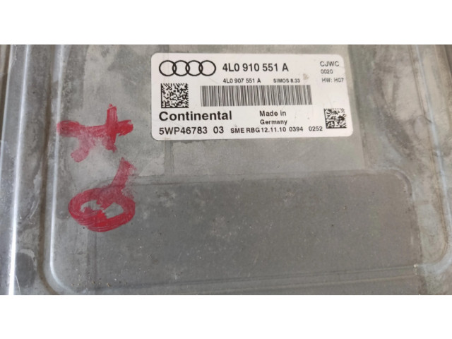 Блок управления двигателя 4L0910551A, 5WP4678303   Audi Q7 4L