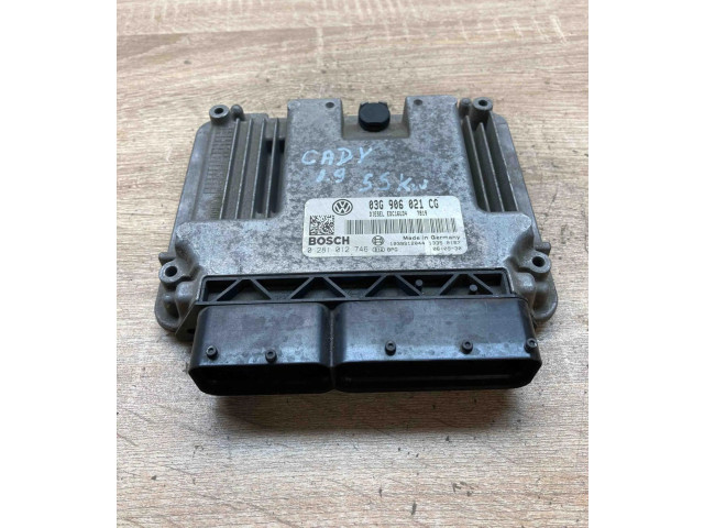 Řídící jednotka 03G906021CG, 0281012746   Volkswagen Caddy 1996