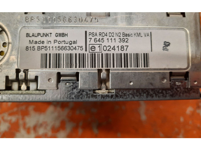 Řídící jednotka 7645111392, 7645111392   Peugeot 407 2006