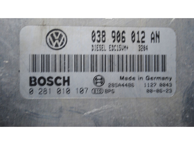 Řídící jednotka 038906012AN   Skoda Fabia Mk1 (6Y) 2000