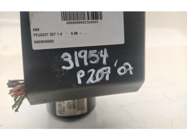 Jednotka ABS 9663945580   Peugeot 207 2007