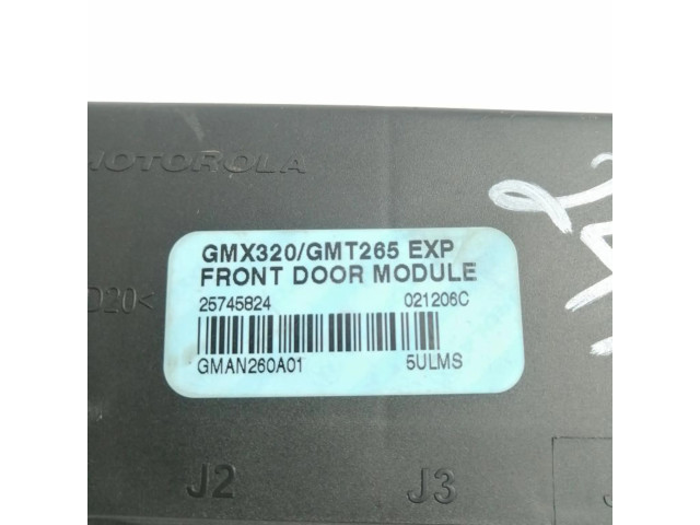 Řídící jednotka 25745824, MODULOELECTRONICO   Cadillac DTS 