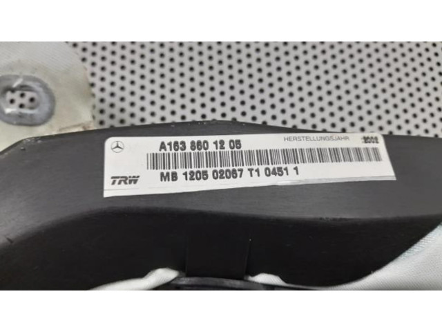 Боковая подушка безопасности A1638601205   Mercedes-Benz ML W163