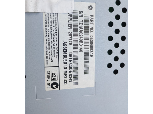 Дисплей    05064993AH   Fiat Freemont
