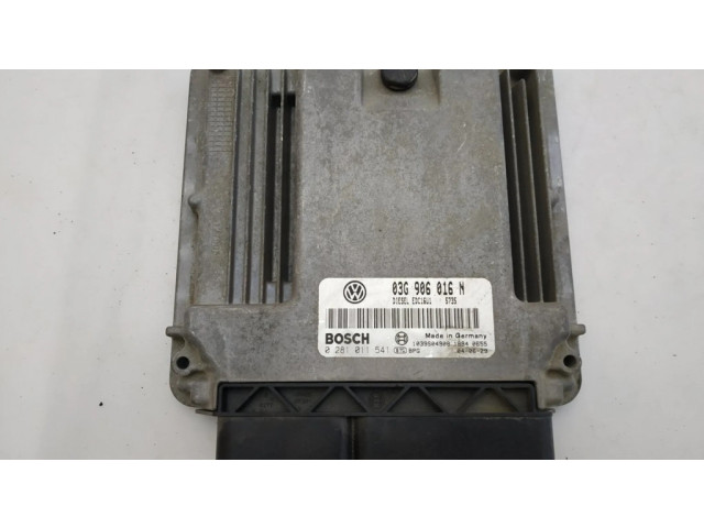 Блок управления двигателя 03G906016N, 0281011541   Volkswagen Caddy