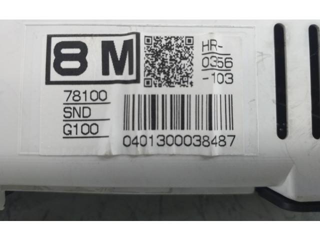 Дисплей    78100SNDG100   Honda Civic