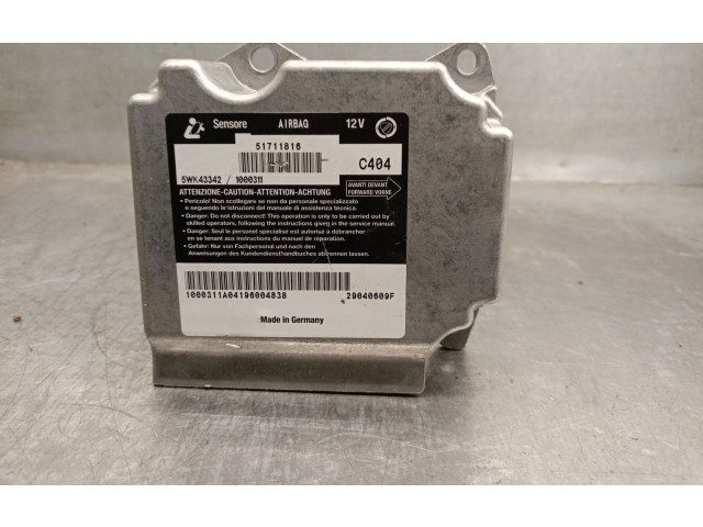 Блок подушек безопасности 51711816, 5WK4332   Fiat Stilo