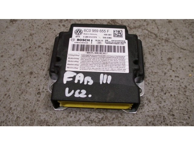 Блок подушек безопасности 6C0959655F   Skoda Fabia Mk3 (NJ)