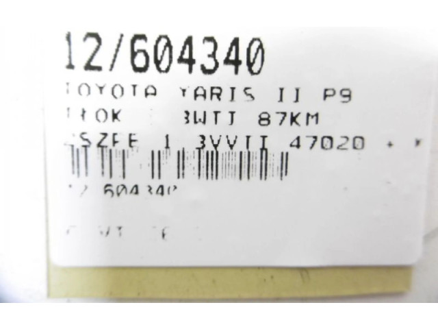 Píst 47020, 47020   Toyota Yaris    2 