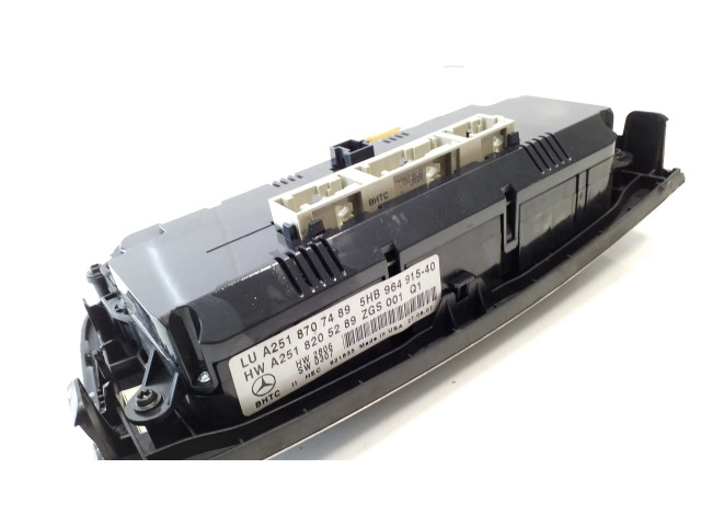 Блок управления климат-контролем A2518707489   Mercedes-Benz R W251