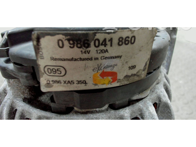 Генератор 0986041860, 038903018QX   Volkswagen Sharan      