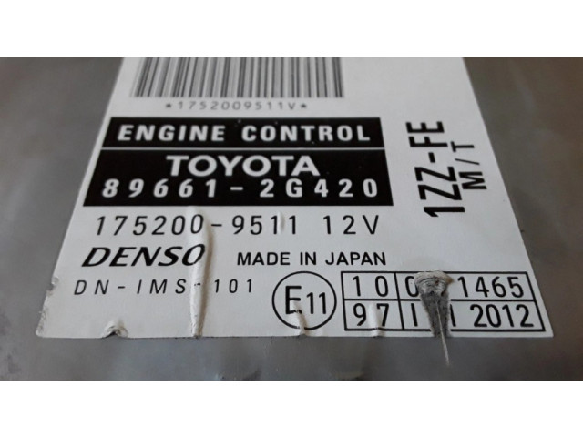 Řídící jednotka 896612G420, 1752009511   Toyota Celica T230 2005