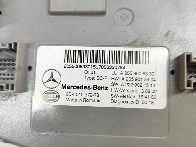 Блок комфорта A2059006330, A2059013904   Mercedes-Benz GLC X253 C253   