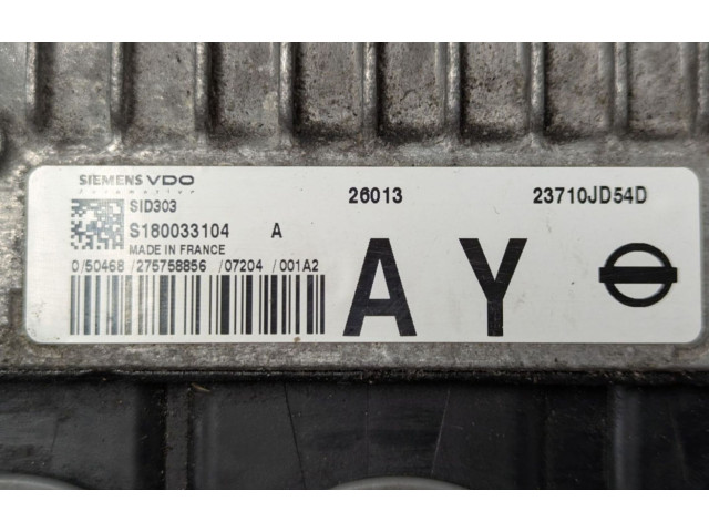 Řídící jednotka S180033104, 23710JD54D   Nissan Qashqai 2007