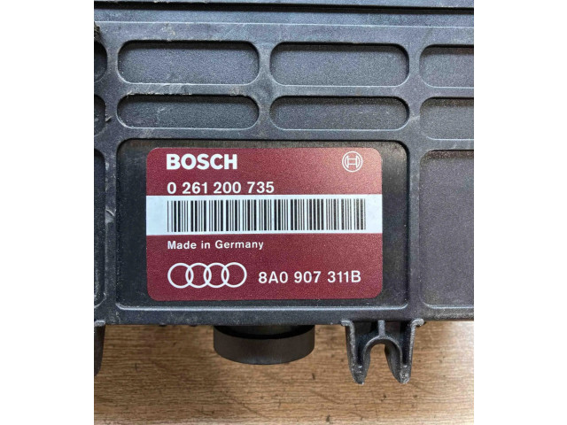 Řídící jednotka 8A0907311B, 0261200735   Audi 80 90 B3 1986