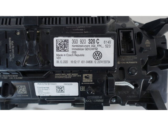 Панель приборов 3G0920320C   Volkswagen Tiguan       