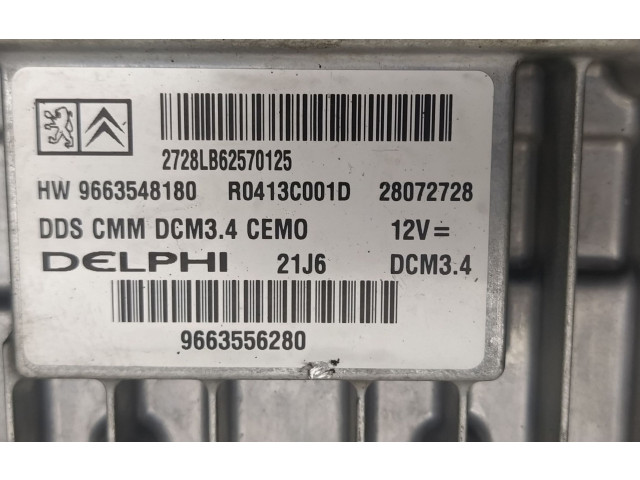 Řídící jednotka 9663548180   Peugeot 407 2004