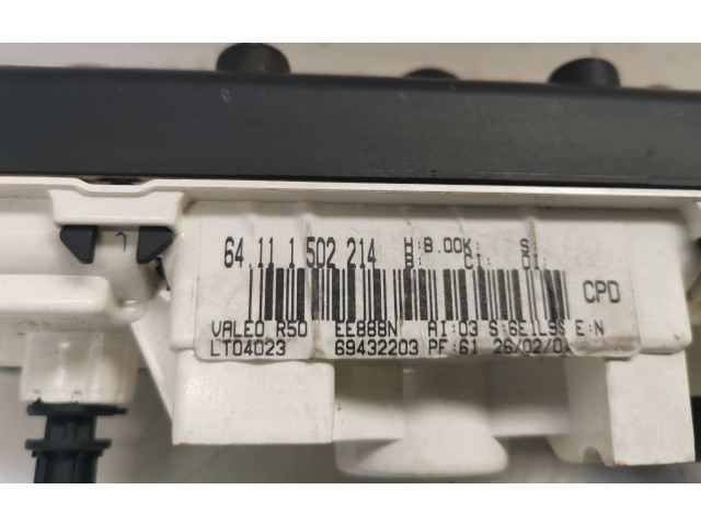 Блок управления климат-контролем 64111502214   Mini One  Cooper R50  53