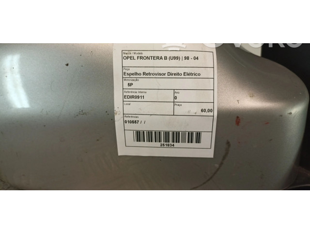 Zpětné zrcátko  Opel Frontera B   010557, 53192800  
