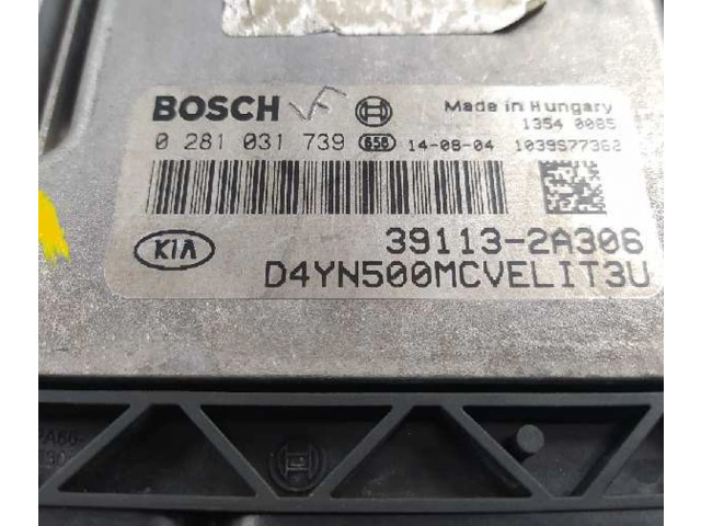 Řídící jednotka 391132A306, 0281031739   KIA Venga 2014