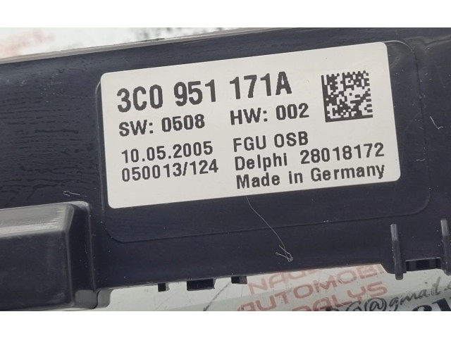 Přístrojová deska  Volkswagen PASSAT B6 2007 3C0951171A  