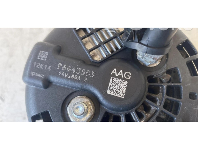 Генератор 96843503, 96843503   Chevrolet Spark      