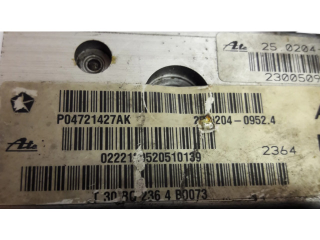 Блок АБС 25020409533, 04686702AE   Chrysler  Voyager  2004-2007 года