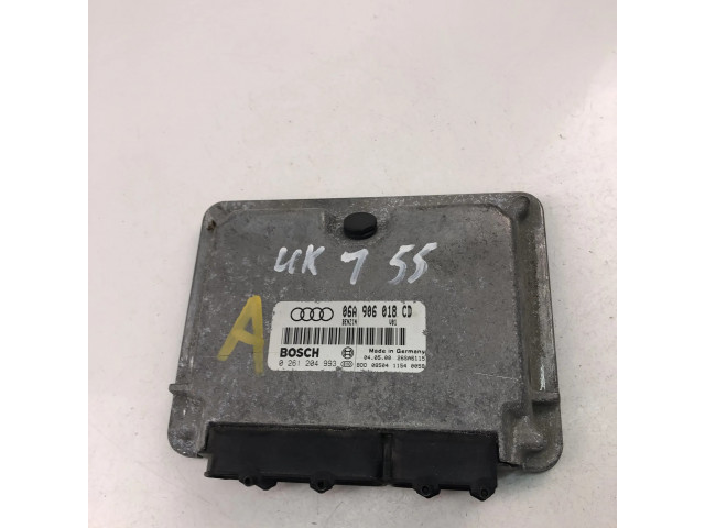 Блок управления двигателем Блок управления 06A906018CD, 0261204993   Audi A3 S3 8P