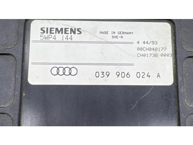 Блок управления двигателя 039906024A, 5WP4144   Audi 80 90 S2 B4