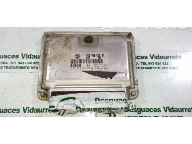 Блок управления двигателем Блок управления 038906012BT, 0281010229   Seat Toledo II (1M)