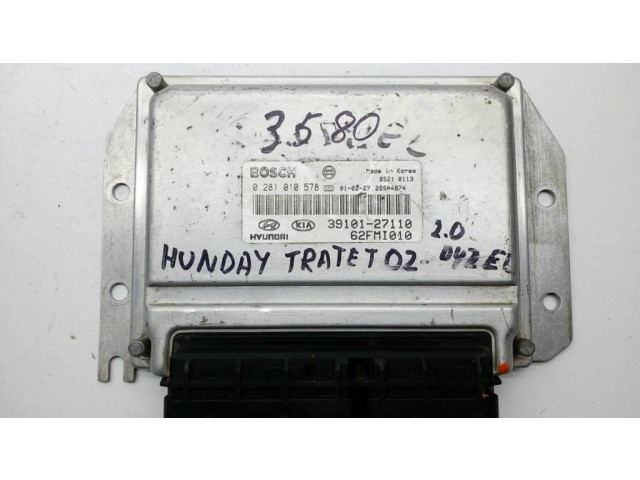 Блок управления двигателя 0281010578   Hyundai Trajet