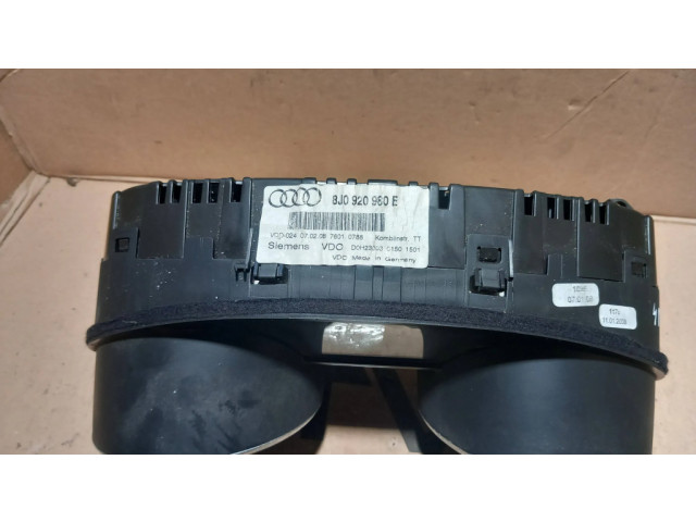 Панель приборов 8J0920980E, VDD024070208   Audi TT TTS Mk2       