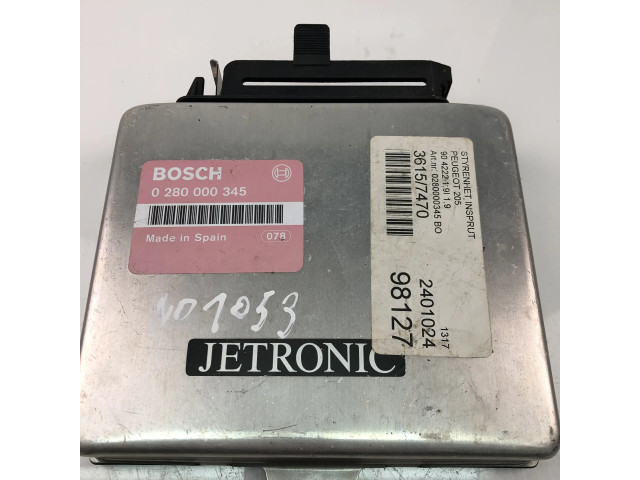 Řídící jednotka 0280000345   Peugeot 106 1993