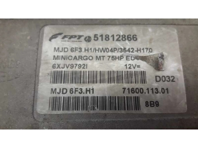 Řídící jednotka 51812866   Fiat Fiorino 2009