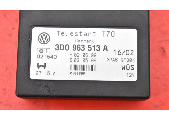 Блок управления двигателем ECU 3D0963513A, 3D0963513A   Audi A8 S8 D3 4E