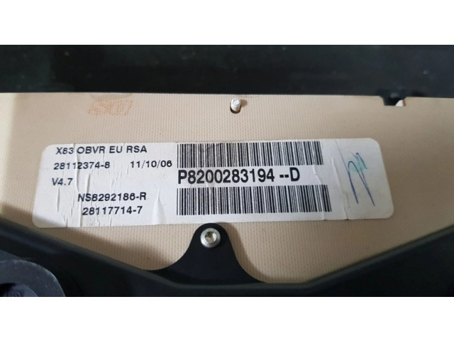 Přístrojová deska  Opel Vivaro 2006 8200283194D  