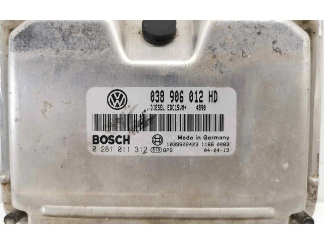 Řídící jednotka 038906012HD, 0281011312   Seat Toledo II (1M) 2004